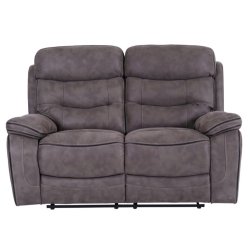HP Collection - Noah Reclining 2 Seater Sofa - Grey