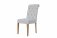 The Chair Collection Fabric Button Back Chair with Scroll - Natural (Pair)
