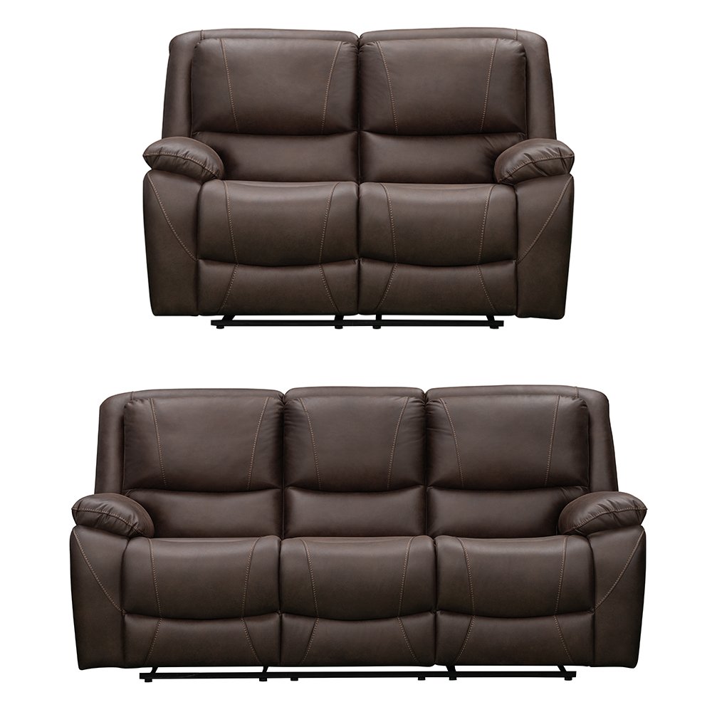 Wicklow Reclining 3 2 Sofa Set Brown