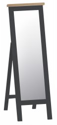 Kettering Charcoal Bedroom Cheval Mirror