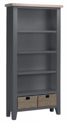 Kettering Charcoal Dining & Occasional Large Bookcase