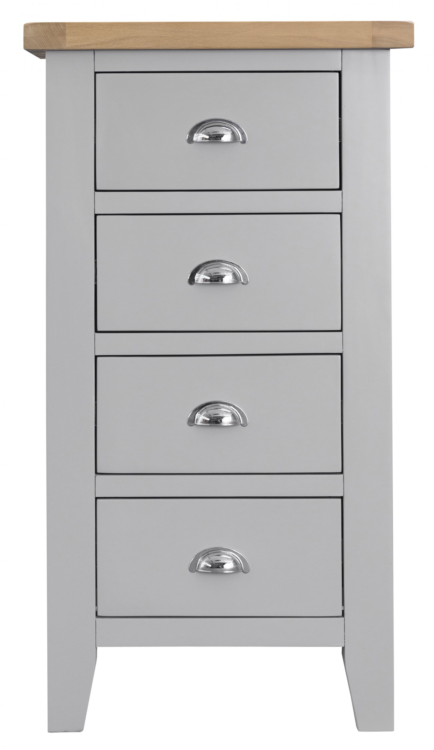 Kettering Grey Bedroom 4 Drawer Narrow Chest The Clearance Zone