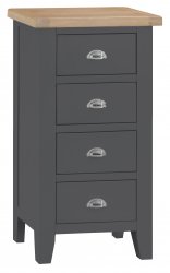 Kettering Charcoal Bedroom 4 Drawer Narrow Chest