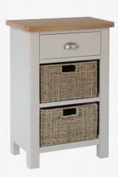 Ranby Truffle Dining & Occasional 1 Drawer 2 Basket Unit