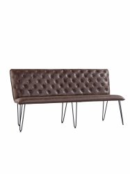 The Chair Collection Bench 180cm Brown PU
