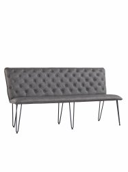 The Chair Collection Bench 180cm Grey PU