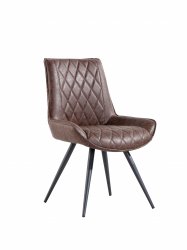 The Chair Collection Dining Chair Brown PU (Pair)
