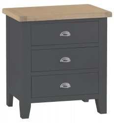 Kettering Charcoal Bedroom 3 Drawer Chest
