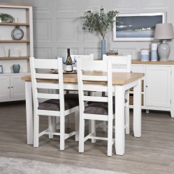 Eton 1.2m Extending Table - White