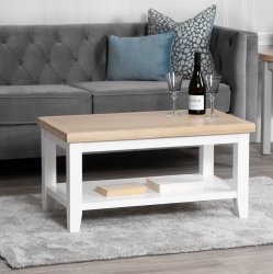 Eton Small Coffee Table - White