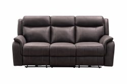 HP Collection - Tyler Reclining 3 Seat Sofa - Grey