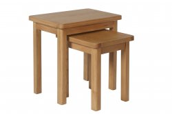 Ranby Oak Dining & Occasional Nest Of 2 Tables