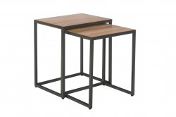 Eden Industrial Dining & Occasional Nest of 2 Tables