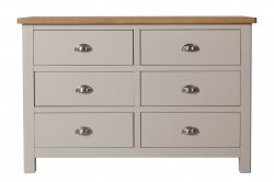 Ranby Truffle Bedroom 6 Drawer Chest