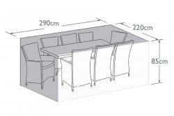 Outdoor Cover for 8 Seat Rect Dining Set