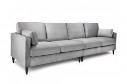 Madrid 4 Seat Sofa - Plush Grey