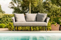 Maze - Outdoor Fabric Ark Daybed - Flanelle