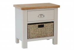 Ranby Truffle Dining & Occasional 1 Drawer 1 Basket Unit