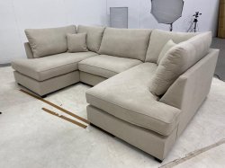 Camden U Shape Sofa with Additional Footstool