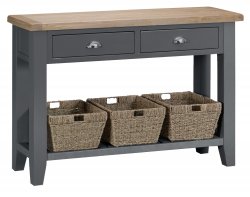 Kettering Charcoal Dining & Occasional Large Console Table