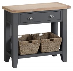 Kettering Charcoal Dining & Occasional Console Table
