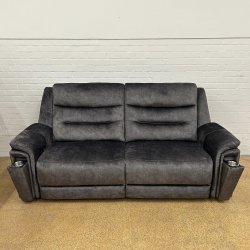 The Royal - Louie Power Reclining 3 Seat Sofa - Fabric