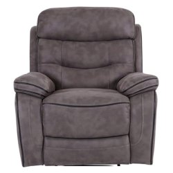 HP Collection - Noah Reclining Armchair - Grey