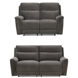 Glenbrook 3+2 Reclining Sofa Set - Grey