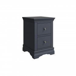 Swanley Midnight Grey Bedroom Bedside Cabinet