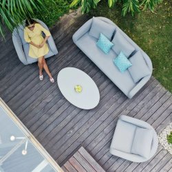 Maze - Outdoor Ambition 3 Seat Sofa Set - Lead Chine