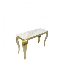 Lewis 1.2m Console Table - Gold Legs