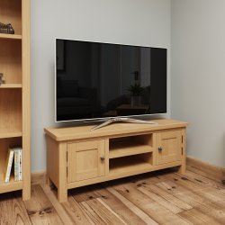 Ranby Oak Dining & Occasional Large TV Unit