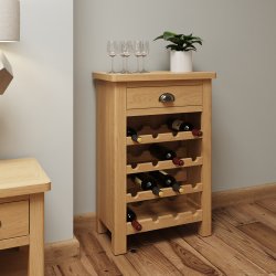 Ranby Oak Dining & Occasional Wine Cabinet