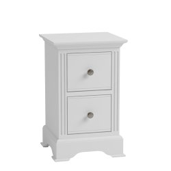 Bletchley White Bedroom Small Bedside