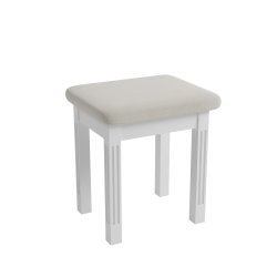 Bletchley White Bedroom Stool