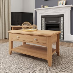 Garton Oak Dining & Occasional Large Coffee Table