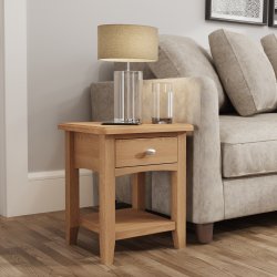 Garton Oak Dining & Occasional Lamp Table