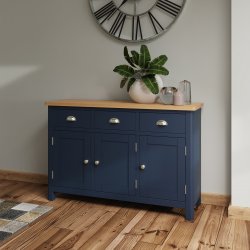 Ranby Blue Dining & Occasional 3 Door Sideboard