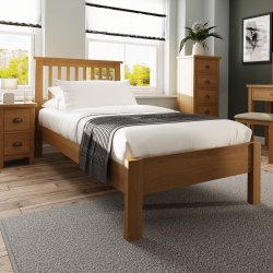 Ranby Oak Bedroom Single Bed Frame