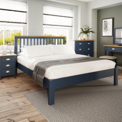 Ranby Blue Bedroom King Bed Frame