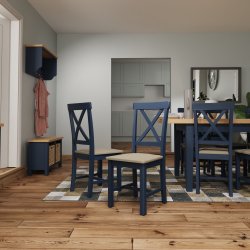 Pair of RA Dining Blue Chair