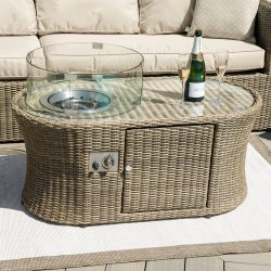 Winchester Oval Fire Pit Coffee Table