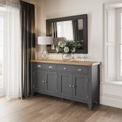 Kettering Charcoal Dining & Occasional 4 Door Sideboard