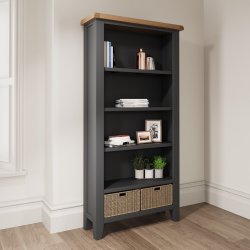 Kettering Charcoal Dining & Occasional Large Bookcase