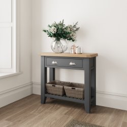 Kettering Charcoal Dining & Occasional Console Table