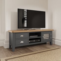 Kettering Charcoal Dining & Occasional Large TV Unit
