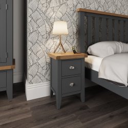 Kettering Charcoal Bedroom Small Bedside