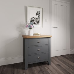 Kettering Charcoal Bedroom 3 Drawer Chest