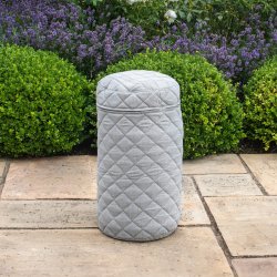 Outdoor Fabric Quilted Gas Bottle Cover - Lead Chine