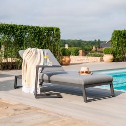 Maze - Allure Sunlounger - Flanelle